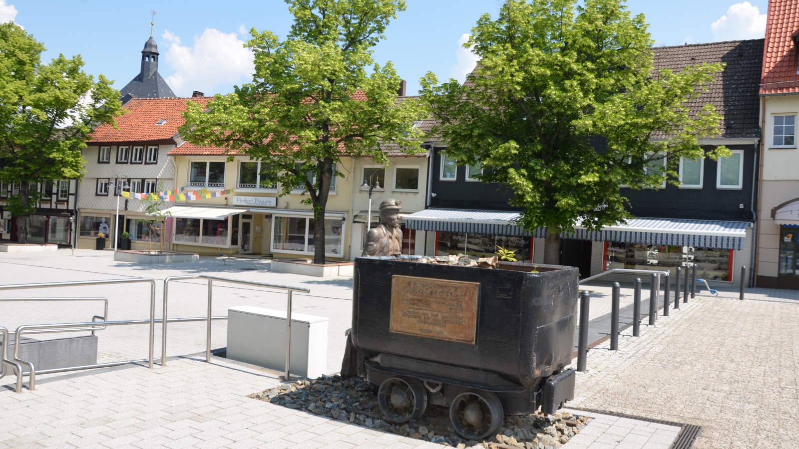 Skulptur Bergmann Marktplatz Salzgitter-Bad